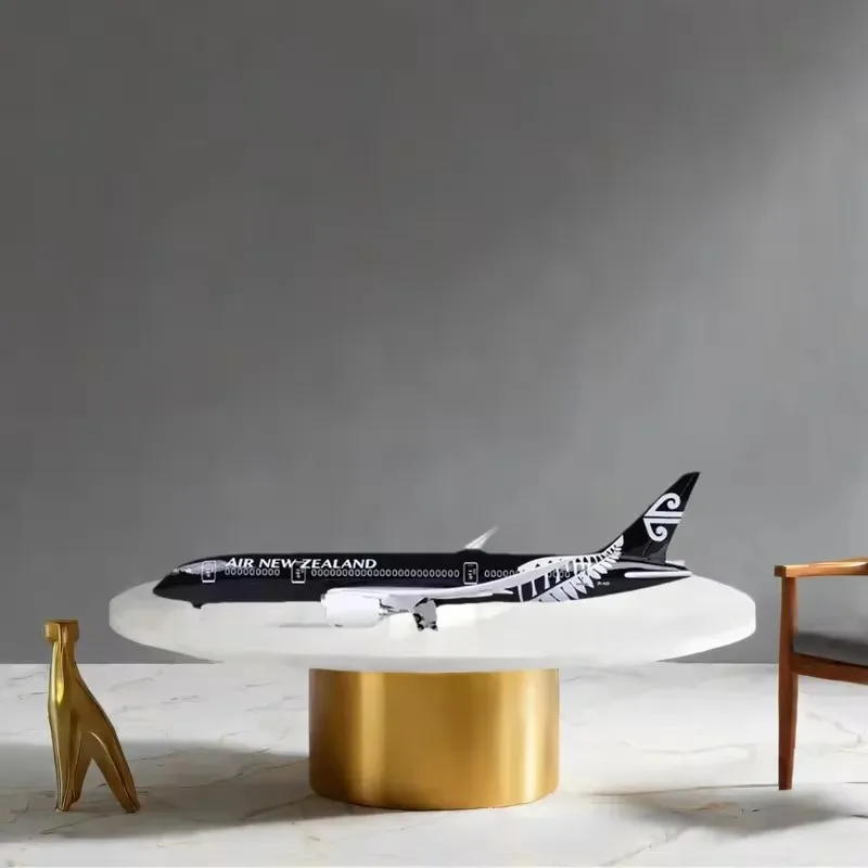 

1:85 Scale B787 Aircraft New Zealand Airlines Model W Light and Wheel Landing Gear Diecast Resin Plane Toy Collection Gifts