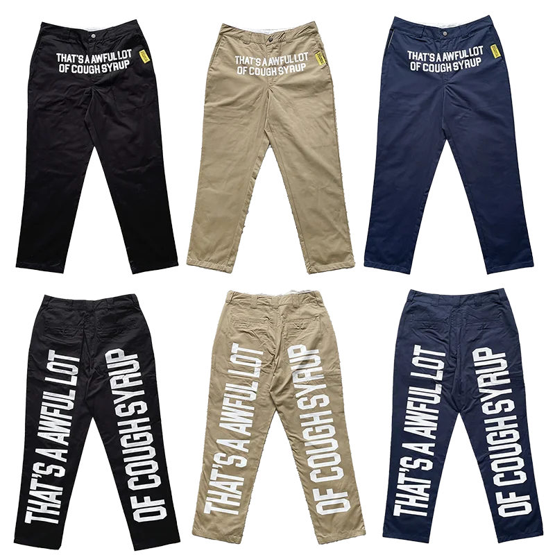 

Повседневные брюки с принтом, прямой крой, хлопок, молодежный стиль, для путешествий, осень-зима 2025, весна