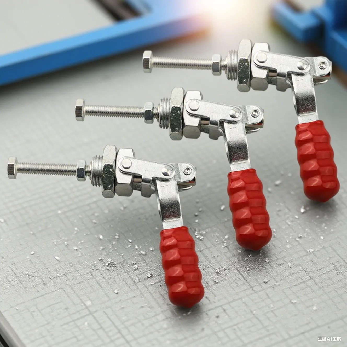 3pcs GH-36202M Push Pull Toggle Clamp 91kg 200lb Capacity Release For Woodworking Welding Quick Release Positioning Testing Jig