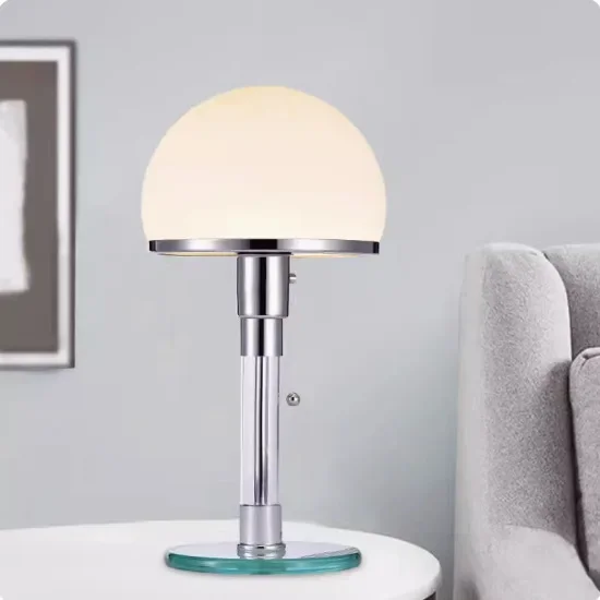 Table Lamp Nordic Personality Simple Bedside Table Lamp High Sense Bauhaus Light Luxury Desk Night Light