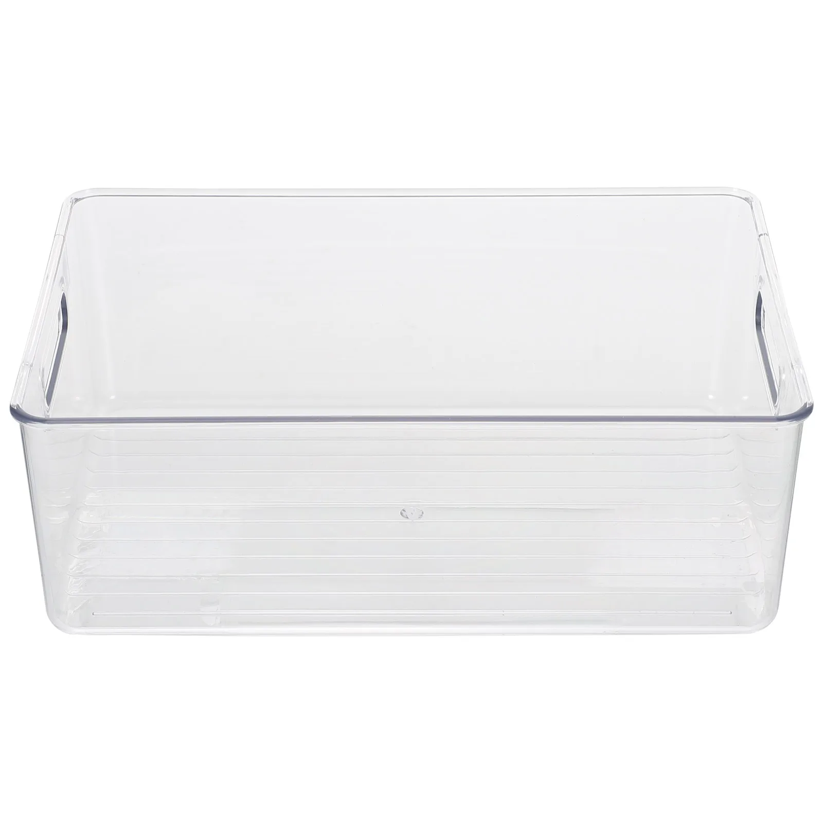 

Transparent Plastic Storage Box Durable PET Material Living Room Bedroom Organizer Desktop Container Home Supplies Sundry
