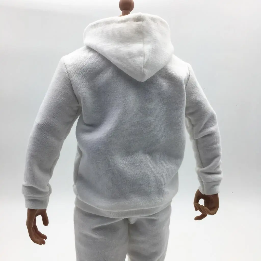 1 6 Scale Figure Clothes Soldier Sweater Fabric Hoodie Apparel for 12in Action Figures Hobby Accessories