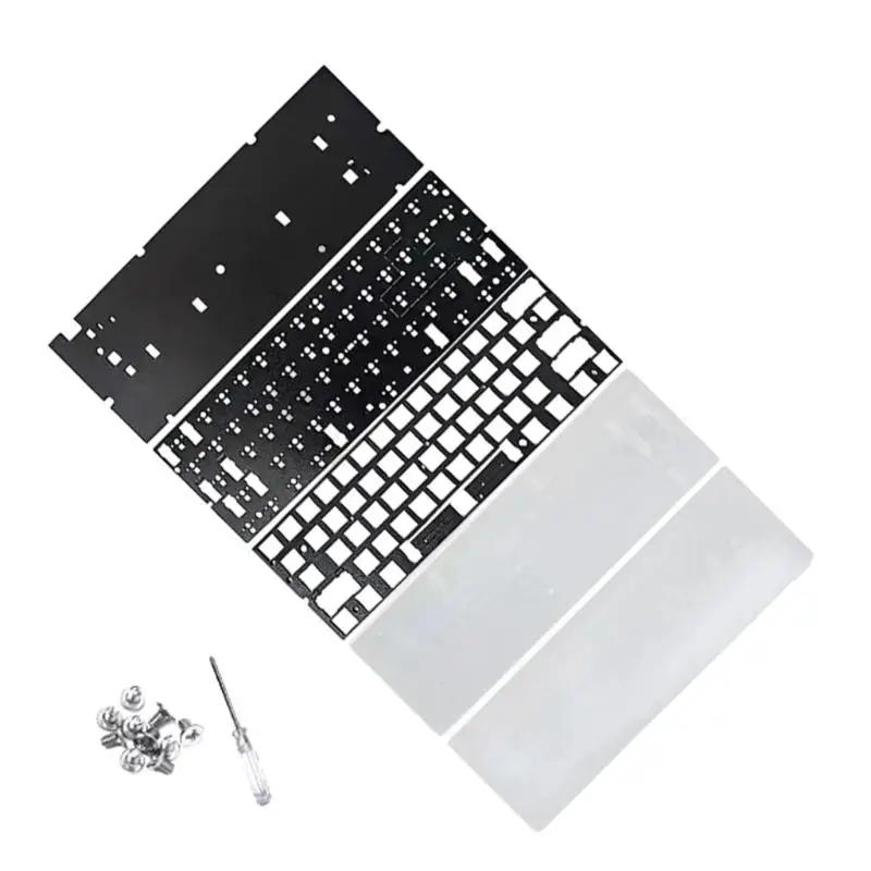 

31BA Advanced Keyboard Plate For 60HE Delivers Sound Dampening And Structural Integrity Aluminum/Carbonfibered