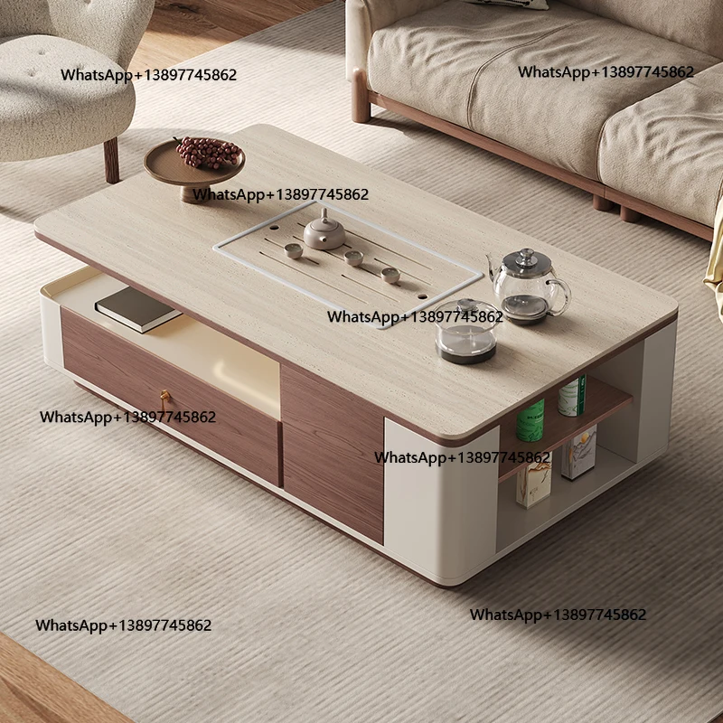

Peiqi Luxury Decoration Coffee Table Modern Bedroom Storage Designer Living Room Side Table Drawers Couchtisch L Suite Furniture