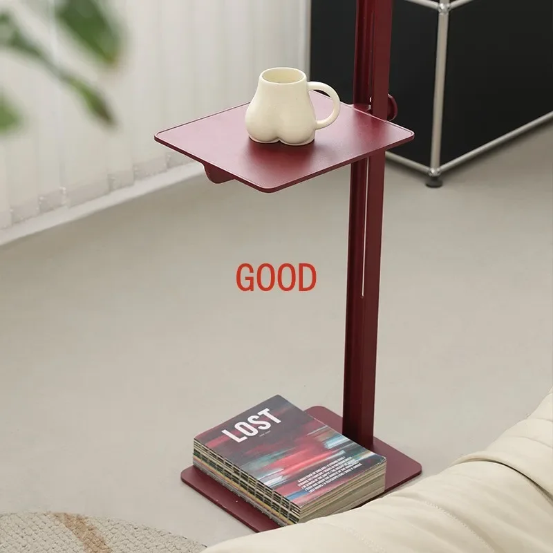 Скандинавский дизайнерский креативный диван, подъемный боковой столик, угловой столик, несколько знаменитостей, небольшой бытовой утюг, простой маленький приставной столик