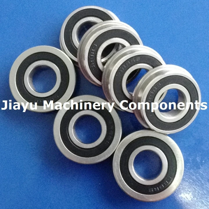 SFR8 SFR8ZZ FR188ZZ FR8-2RS bearing (10/50PCS) SFR8-2RS Flange Bearings 1/2 x 1 1/8 x 5/16 Stainless Steel Flanged Ball Bearings