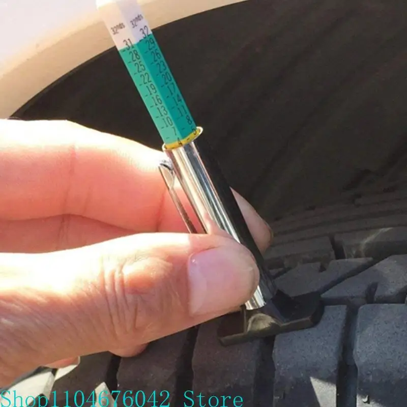 

5asd Upgraded Tire Depth Gauge Depth Gauge Tire Gauges Color Coded Tire Depth Gauge Accurate Measurement Tools