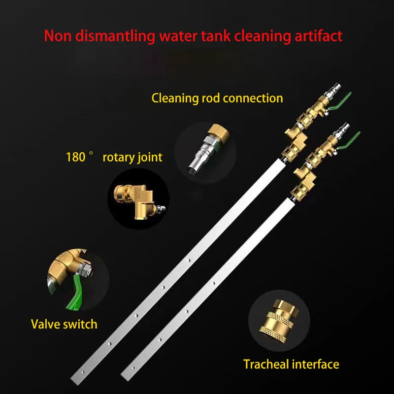 Vehicle Water Tank Removal-Free Radiator Car Tank Cleaning Tool Condenser Car Radiator Cleaning Kit Van Cleaning Tool