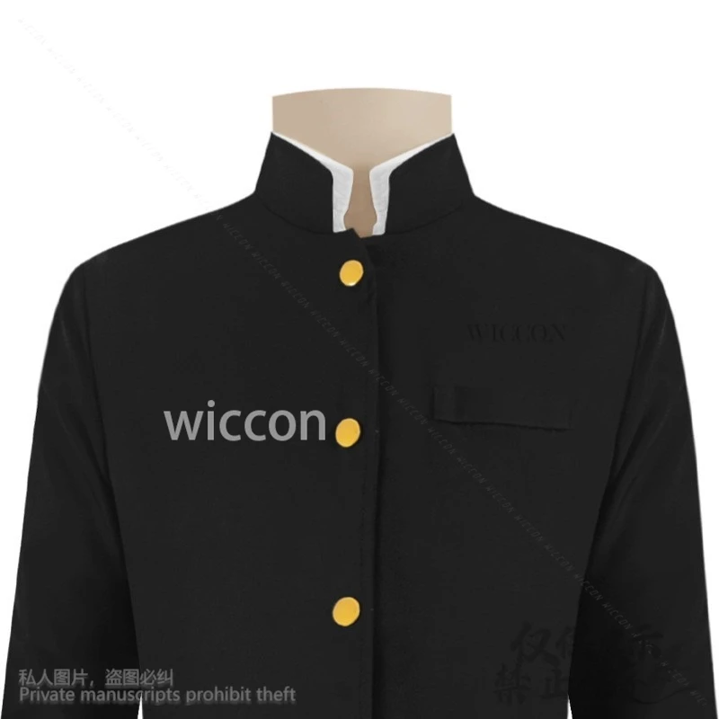 Yoshida Hirofumi Cosplay Costume school DK Suit Shirt pants graduate uniform wig man 6pcs Ear Clip ghostlike pale man customized