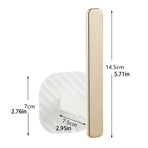 Kendinden yapışkanlı, Perde Tieback, Altın Tutucular, Duvara Monte Kanca, Perdelik Tieback, Pencere İşleme, H, L Şekli, 2 Adet 6 Büyük satış, perde kelepçesi, 5 numaralı altın