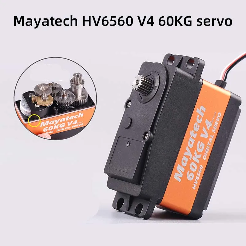 Mayatech HV6560 V4 60KG high-torque splash-proof metal tooth steering gear digital high-pressure 1/8 car model
