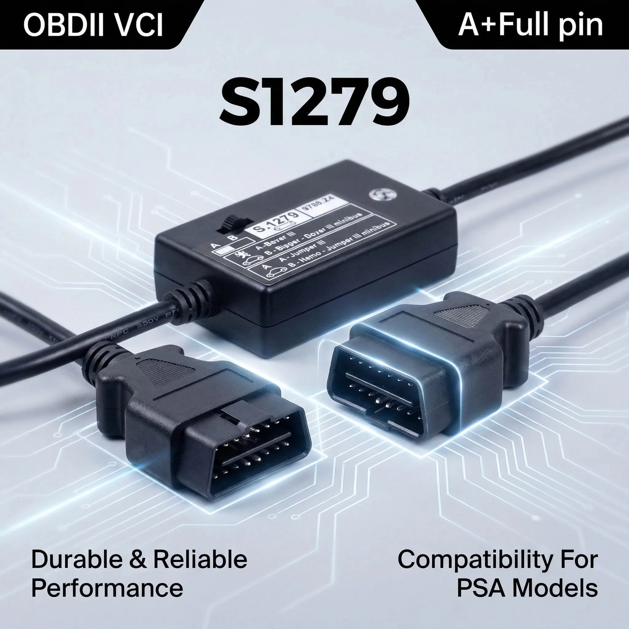 Auto OBD2 Diagnotic S1279 Cable Lexia3 PP2000 S.1279 Interface Scanner Tool For P/C Vehicle Lexia 3 S.1279 Module S 1279
