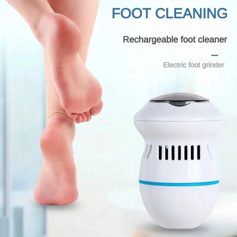 Electric Foot Grinder with Automatic Vacuum, USB Rechargeable, 2 Speed Adjustment, Callus, dead skin removal