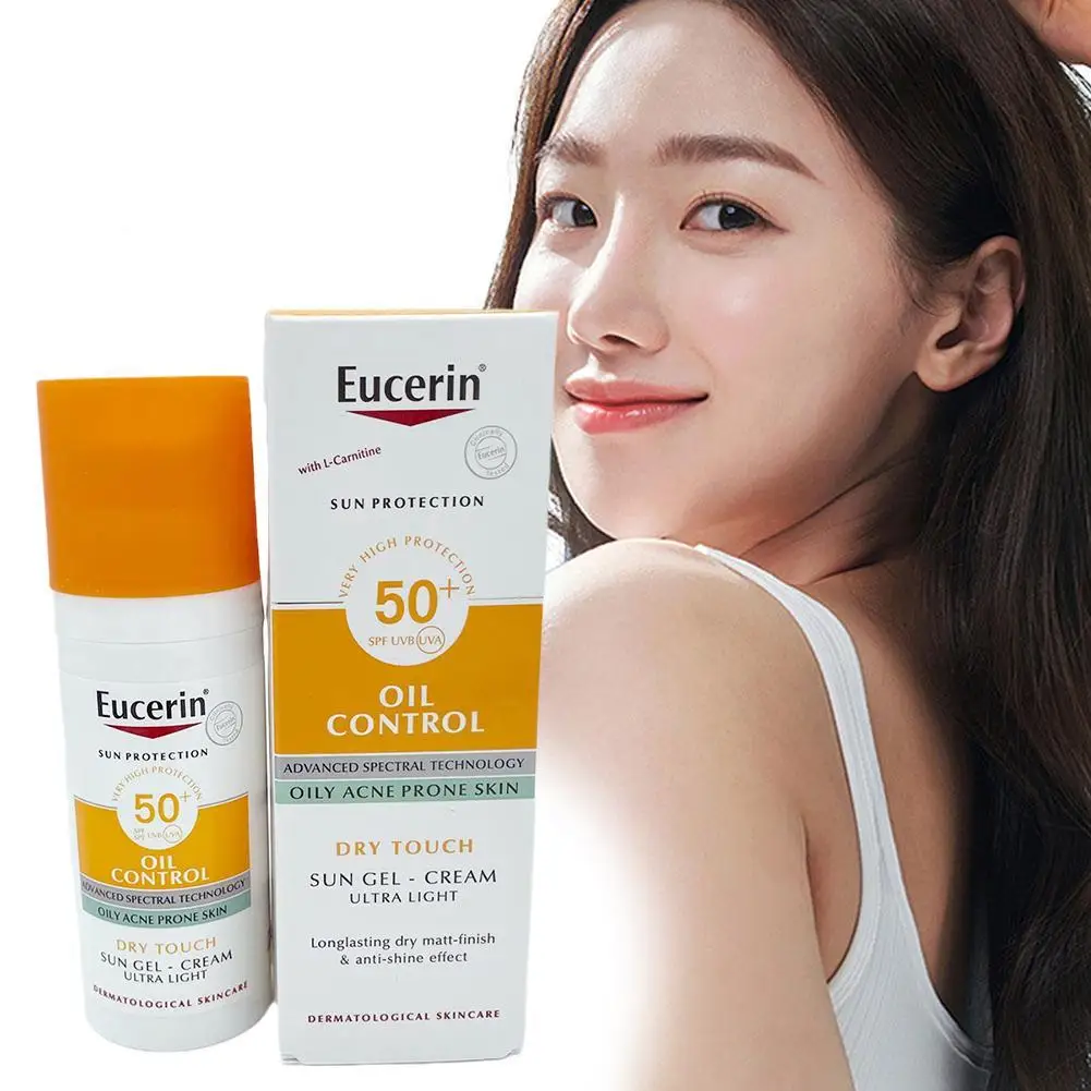 NEW Facial Body Sunscreen Whitening Sun Cream Sunblock Skin Protective Cream Anti-Aging Oil-control Moisturizing SPF50+ Face50ML