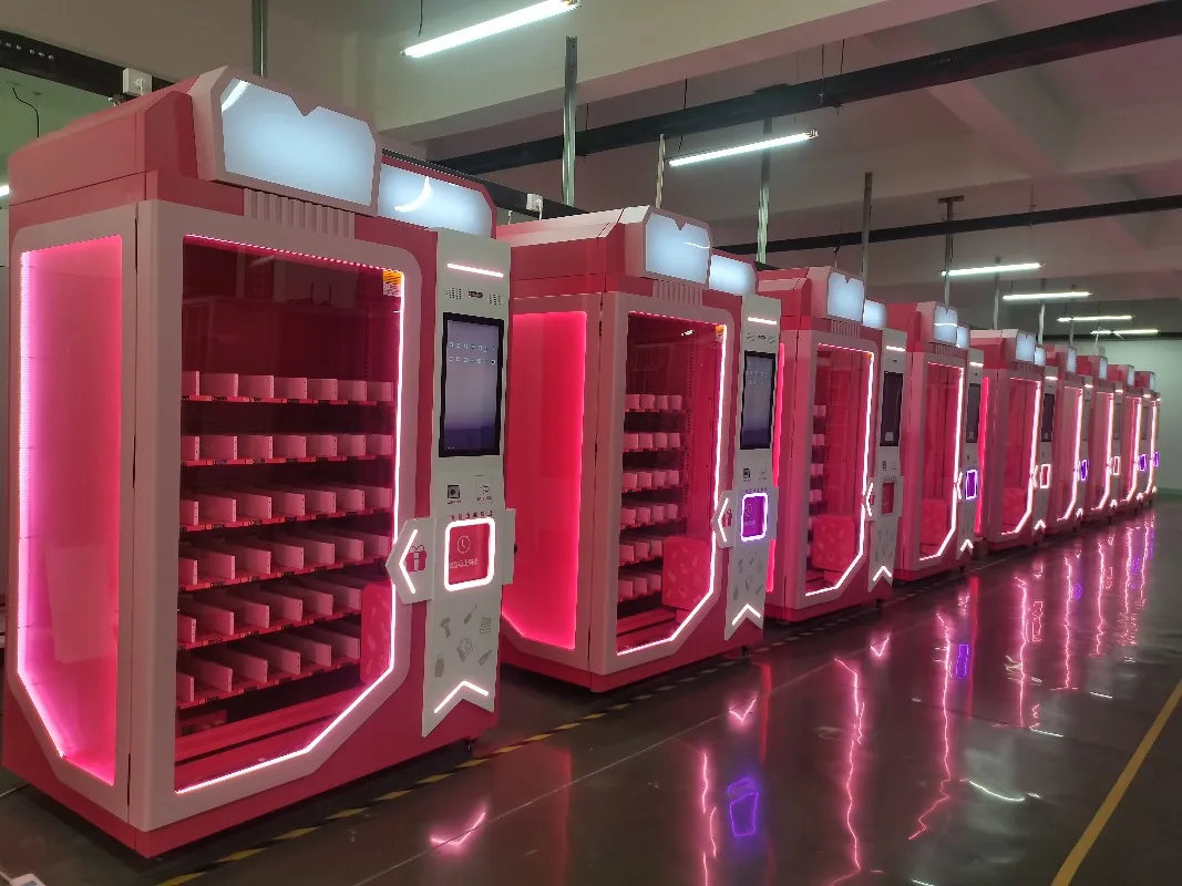 Customizable Large-Capacity Nail Art Combo Vending Machine CE Certified Accepting Credit Card Coin Payments for Fashion Malls