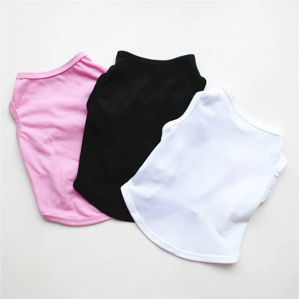 

Wholesale Pet Dog Clothes Vest Thin Cotton Small Medium Large Plain Pet Dog Cooling Clothes Vest Designer puppy clothes Ropa
