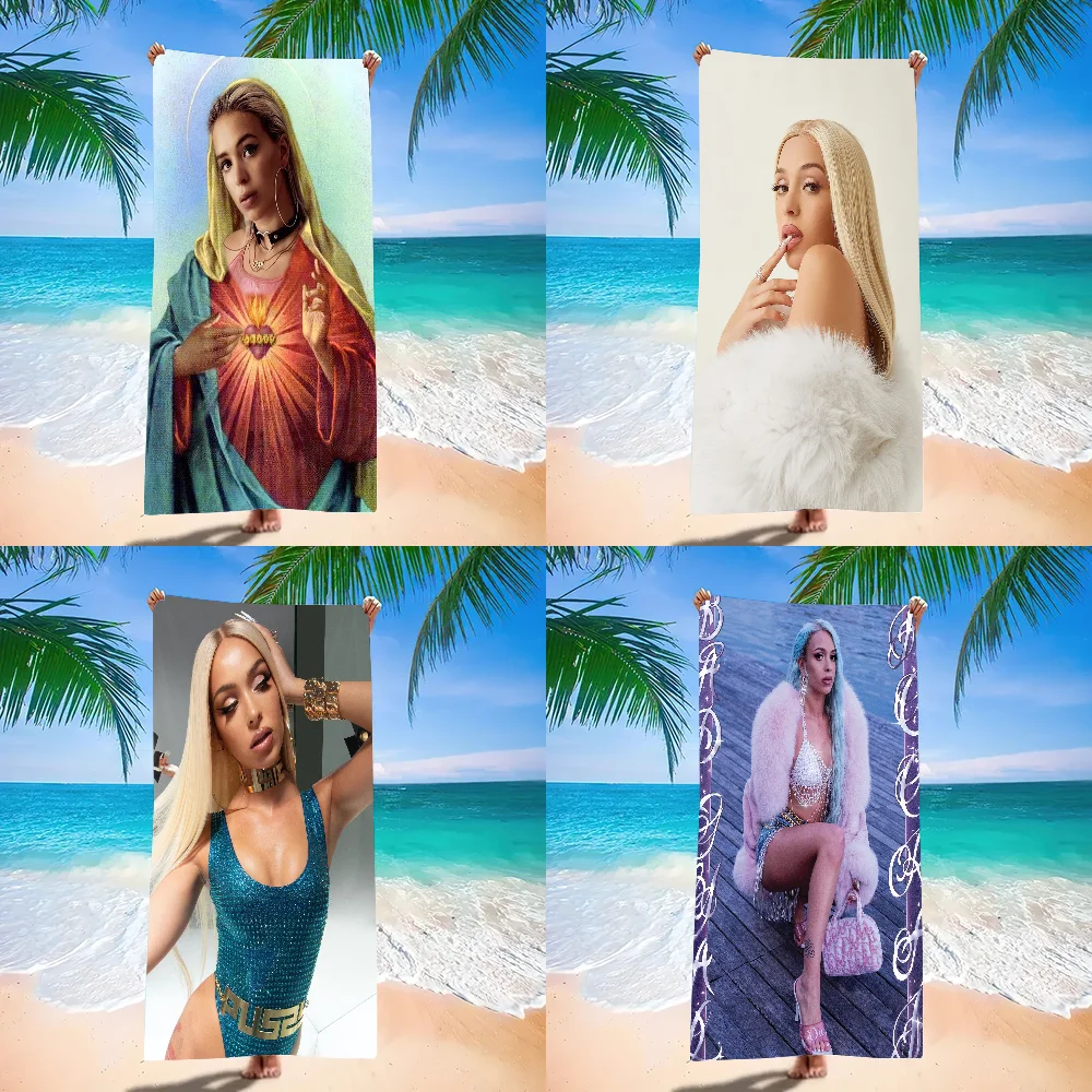 

Испанский певец B-Bad GyalS полотенце пляжное полотенце большого размера для путешествий на открытом воздухе кемпинга впитывающие toallas полотенца летнее плавание