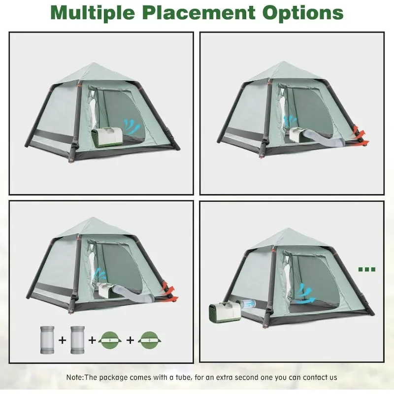Pendingin udara portabel, pendinginan cepat, konsumsi rendah, pewaktu, tenda penghilang kelembapan, berkemah, RV, truk, memancing, dalam ruangan luar ruangan