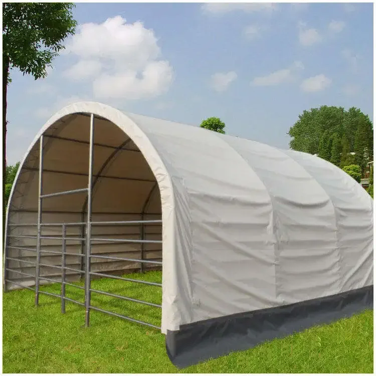 6m PVC Tarp Livestock Tent Animal Cattle Tent Horse prefabricated hall