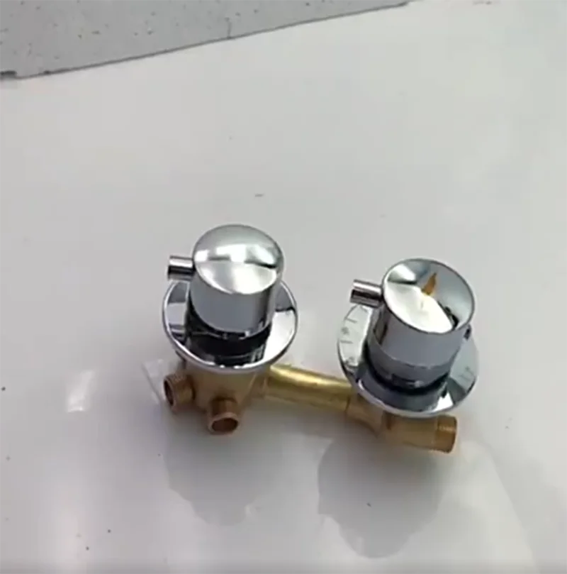 Thermostatic Hot & Cold Water Mixer Diverter Valve, Smart Switch Faucet Accessories for Integrated Shower Room