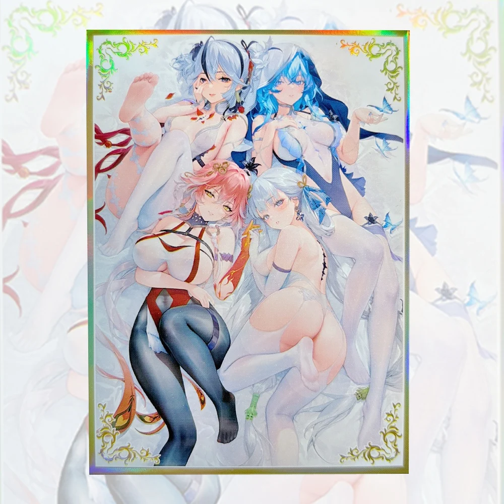 67x92mm 60PCS Maniche per carte anime olografiche Carte da gioco da tavolo Protezione per carte per carte collezionabili TCG/MGT