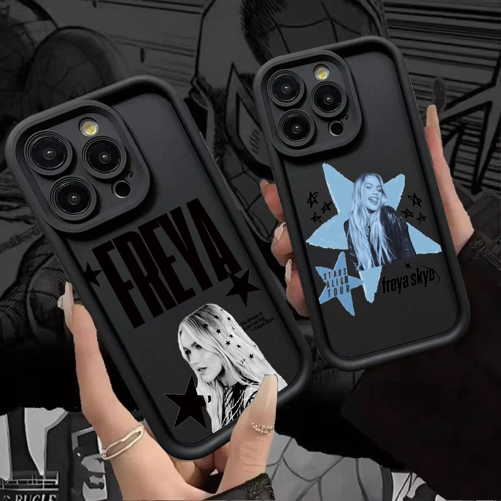 Singer Freyas Skyes Phone Case for Samsung S26 S25 S24 S23 S22 S21 S20 F06 M16 Note 20 FE Plus Ultra 5G Soft Silicone TPU Cover