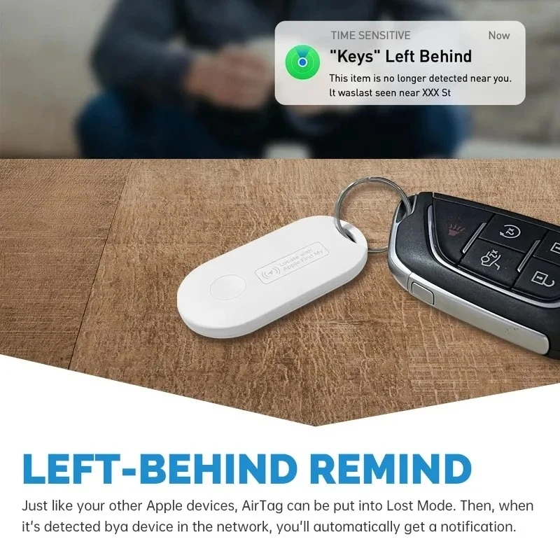 

Mini Smart Bluetooth GPS Tracker - AirTag Compatible for Kids Elderly Pets CarFind My Network Anti - Lost Device