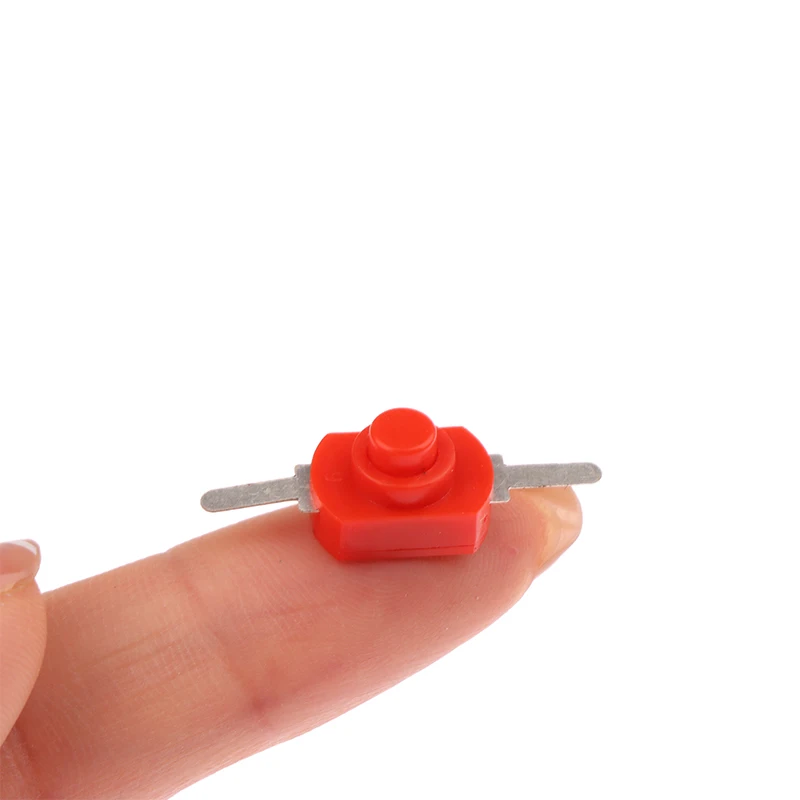 10Pcs 12*8mm On Off Mini Push Button Switch For Electric Torch 1208YD Self Locking 1A 250V AC