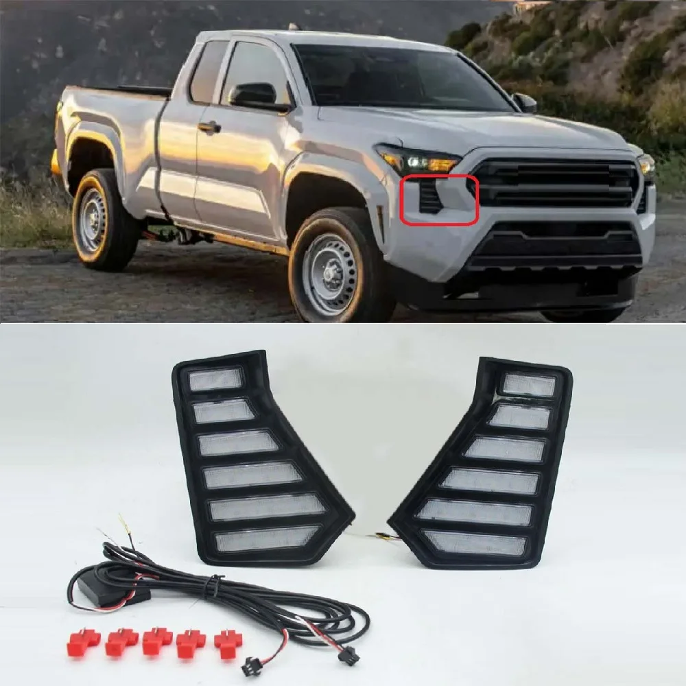 

Foglight Fog Lights Daytime Running Light Turn Signal Light DRL for Toyota Tacoma 2024