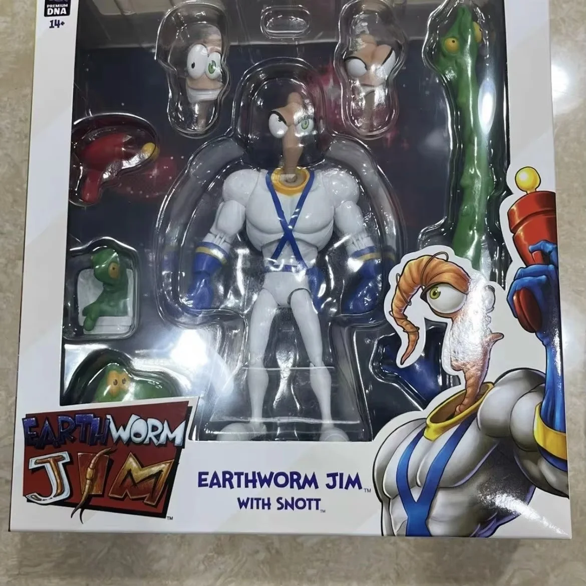 New In StockOriginal Earthworm Jim 2.0 PDNA 1/12 Psy Crow Bob The Killer Figure Worm Psy-Crow The Killer Collectible Gift Toy