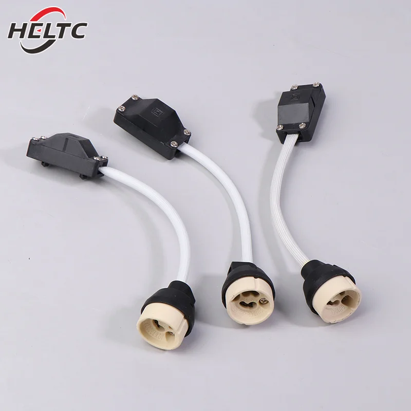 3Pcs GU10 Lamp Holder 2A 240V Ceramic Lamp Bases Adapter For LED Light Bulbs/Halogen Bulbs/Downlight With Terminal Box Socket