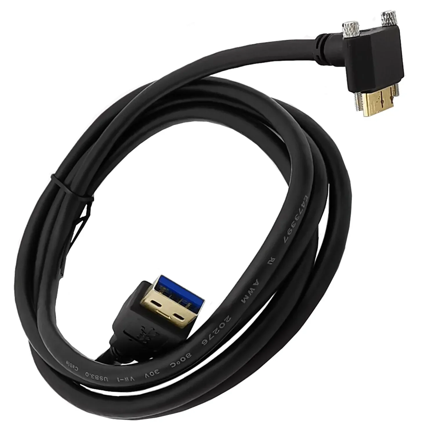 5M USB 3.0 A Male Naar Micro B Up Down Links Rechts Schuin met Vaste Schroef Industriële Camera Harde Schijf box Speler Datakabel