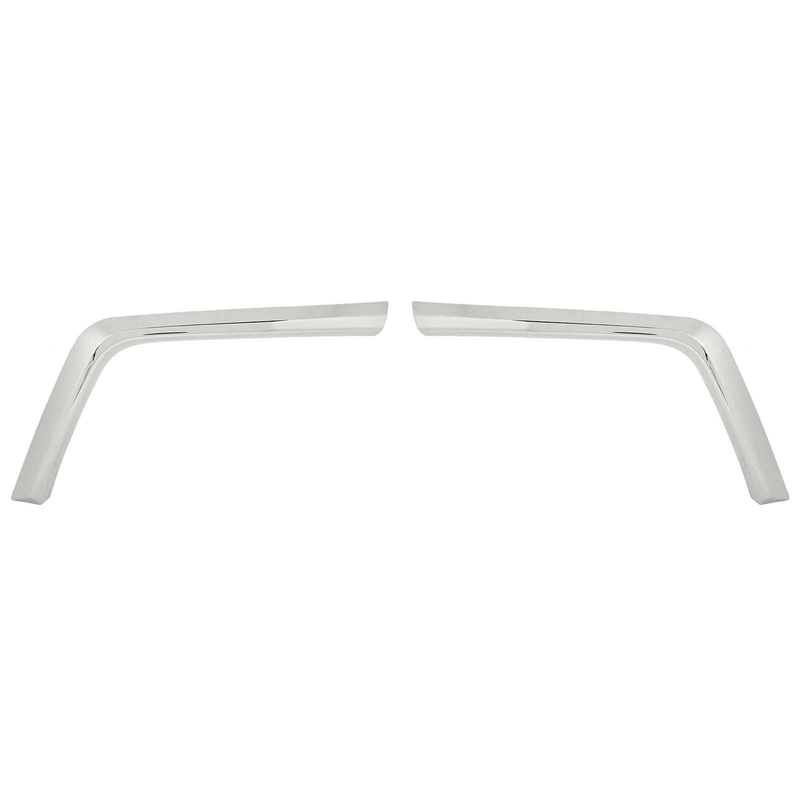 Side Molding Strips Easy Install High Strength Front Bumper Lower Chrome Trim Replacement Long Lasting for Outlander Sport