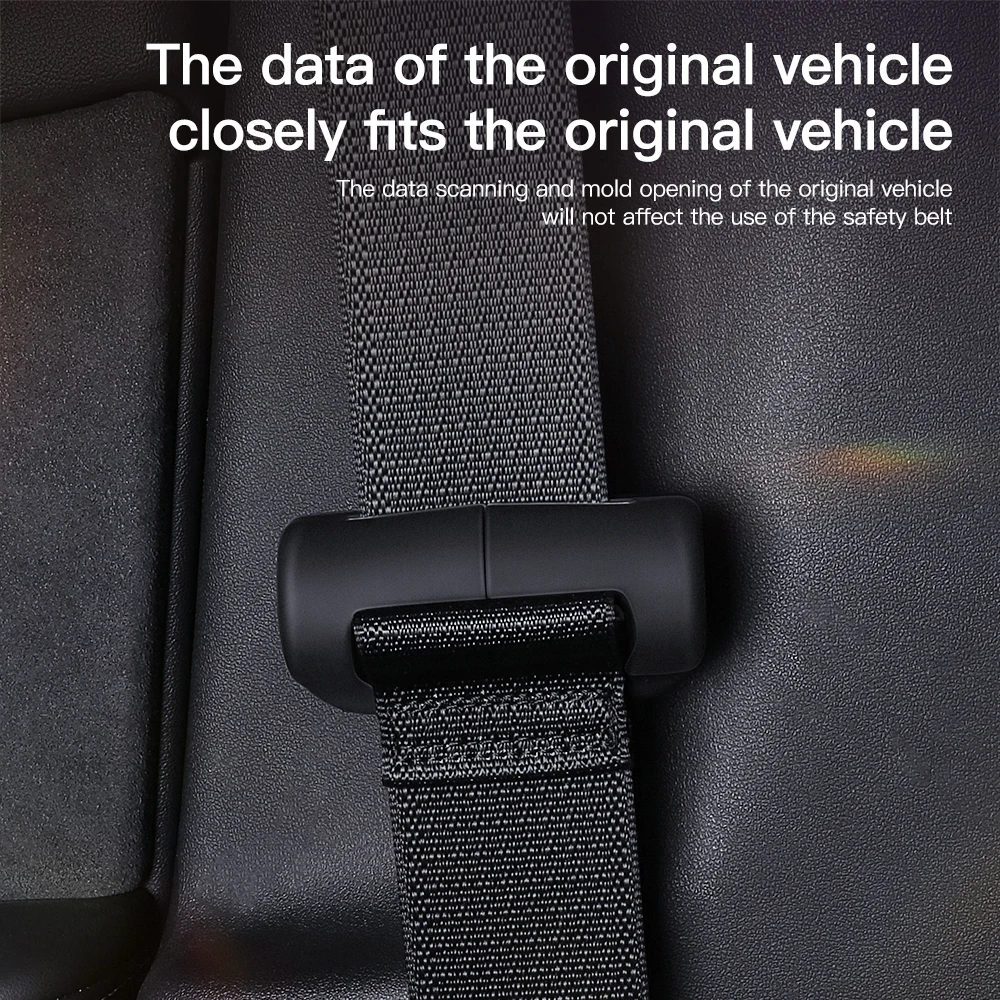 For Tesla Model 3 Y Car Seat Belt Buckle Clip Protector Car Safety Belt Clips Slip-Resistant Seat Belt Buckle Telsa Accessories