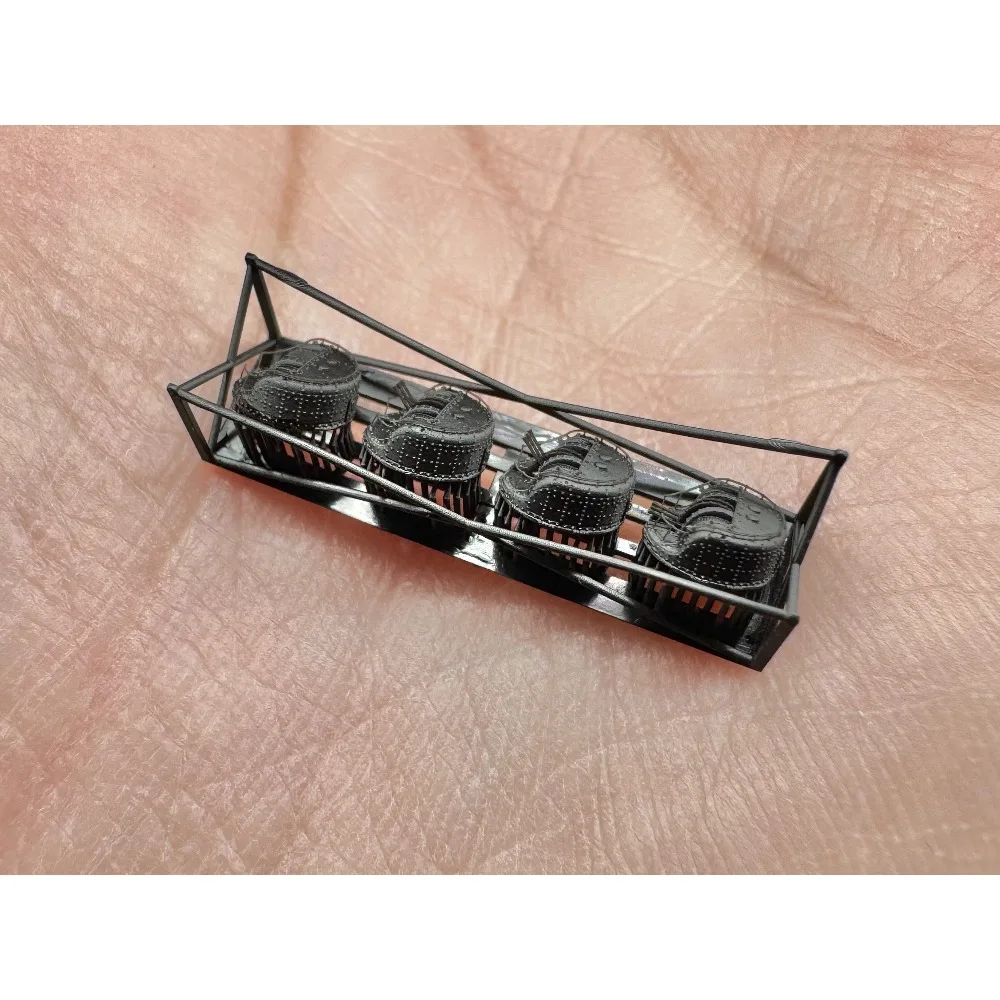 

MUYI MODEL R700078 1/700 IJN TYPE 96 25MM TRIPLE MOUNTS AA GUN WITH ANTI-SMOKE SHIELD A 3D PRINT PART