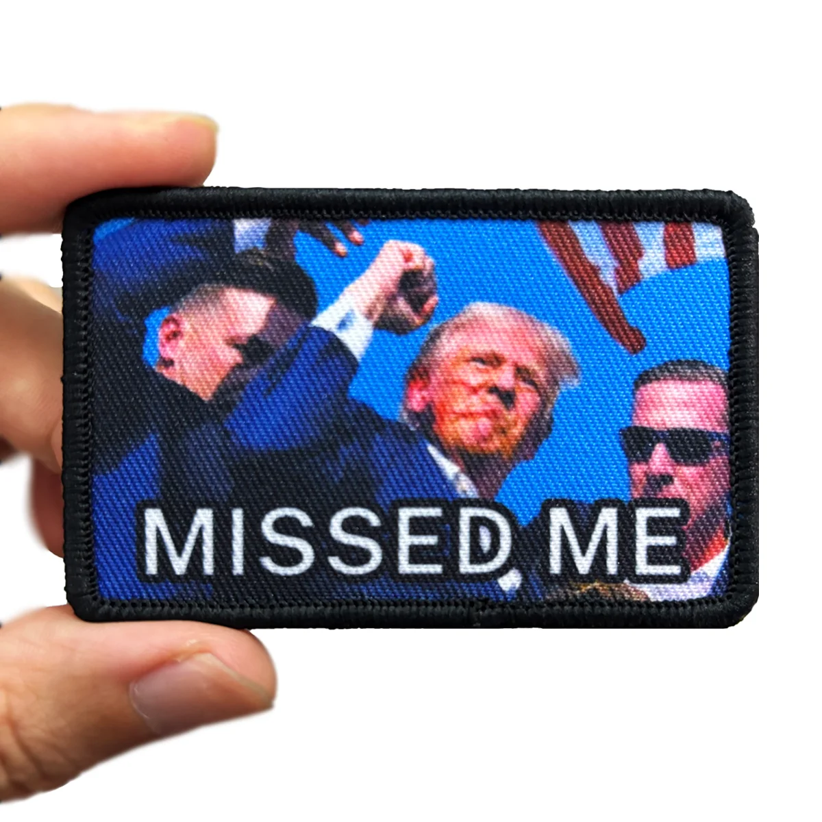 Trump Fist in the Air \'Missed Me\' 2\