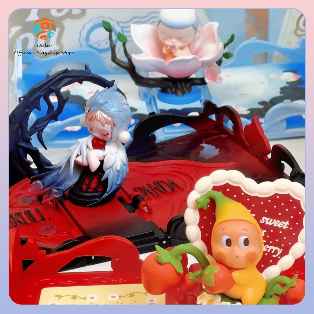 

New Pop Mart Gift For You Greeting Card Series Mystery Box Original Labubu Model Dimoo Molly Crybaby Sp Skullpanda Gift Toy