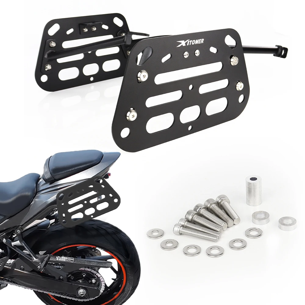 For Suzuki GSX-S 750 2017 2018 2019 2020 2021 Motorcycle Saddlebag Support Bars Mounting Brackets Side Carrier Pannier Racks
