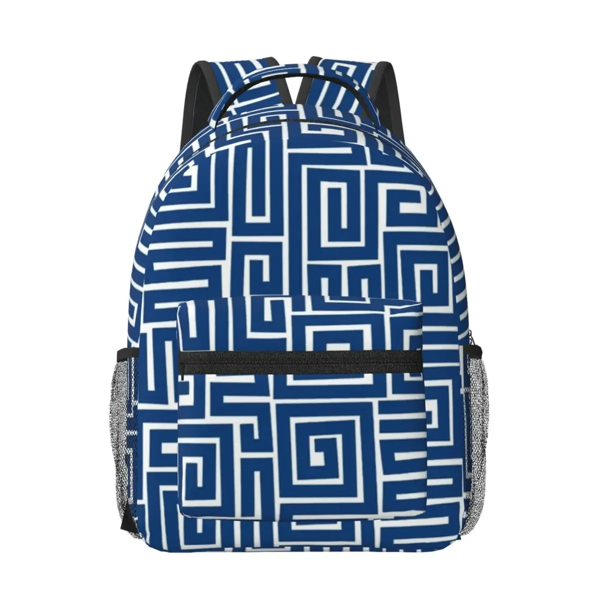 

African Kuba Fabric Woman Backpacks Boys Girls Bookbag Casual Students School Bags Portability Travel Rucksack Shoulder Bag