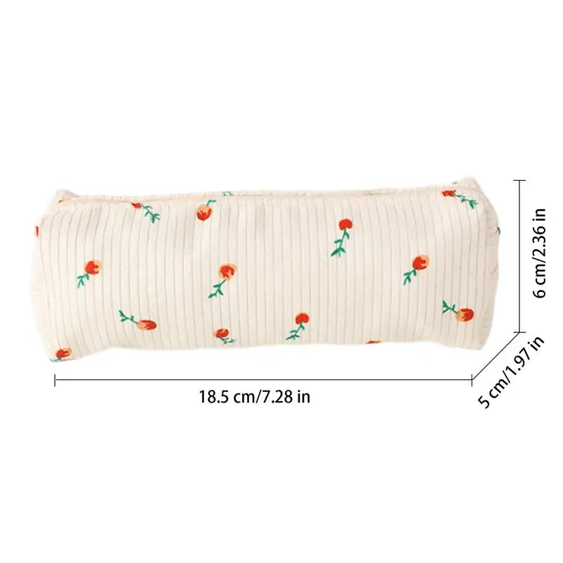 Estuche de lápices multiusos, bolsa pequeña con cremallera, elegante, papelería escolar