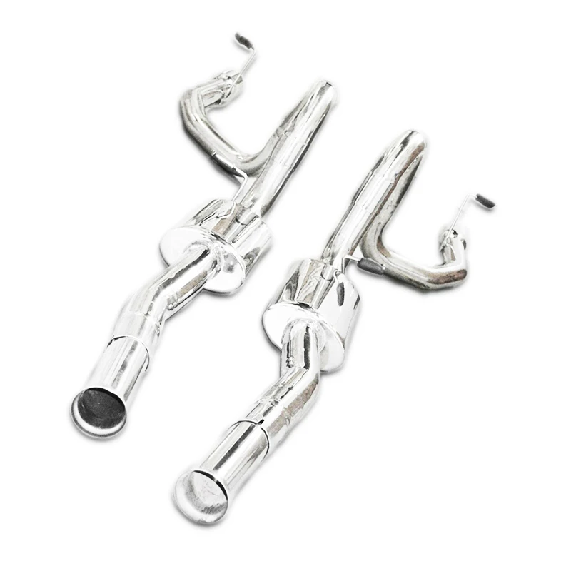 Dual Catback Exhaust Fit 94-98 Fo*d Mus*ang V8 4.6 5.0L ONLY 3.5" Tip OD