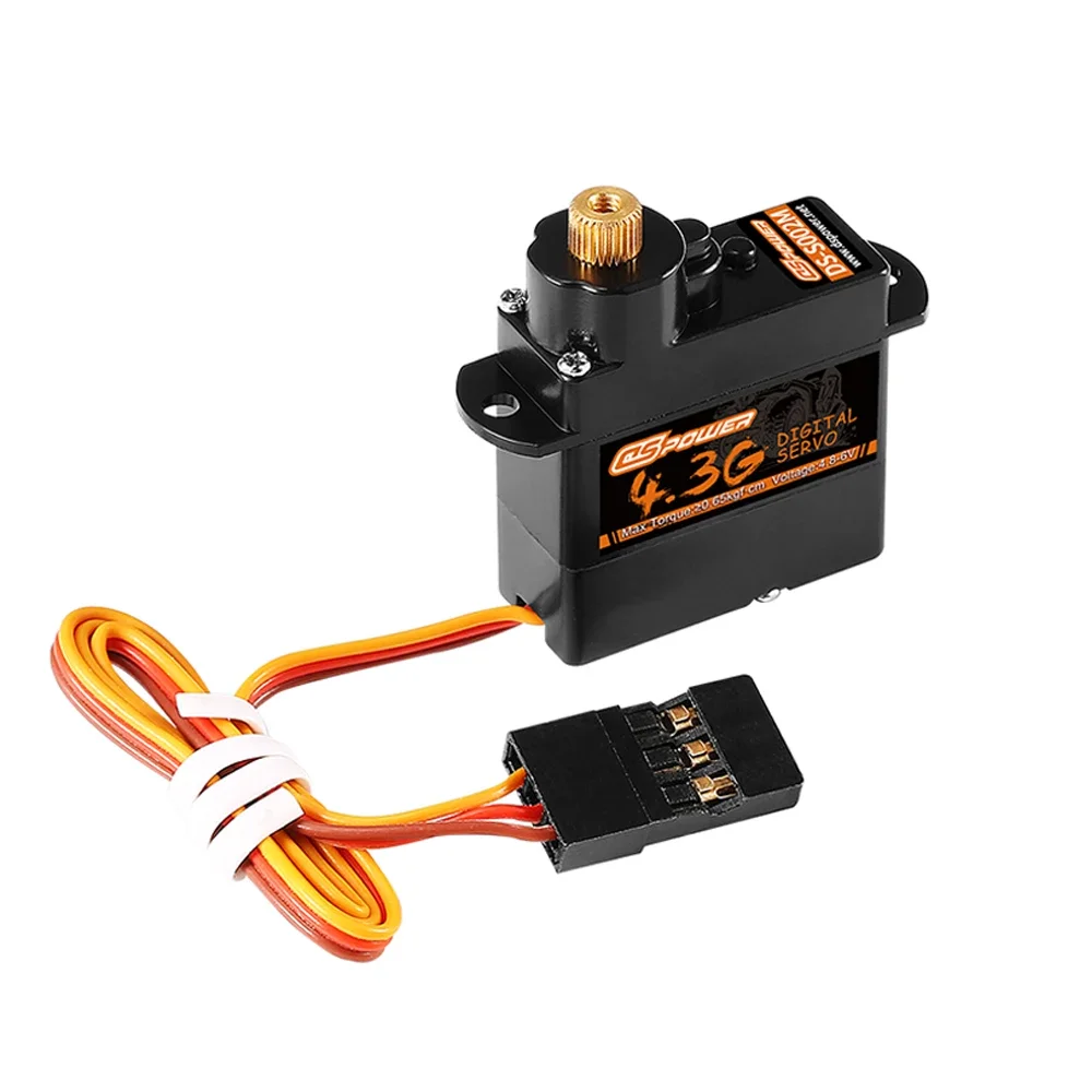 New 4pcs/lot DSPOWER Digital Servo 4.3g Micro Metal Gear Mini Servo for RC Aircraft Fixed-wing Helicopter Dron Wltoys Axial