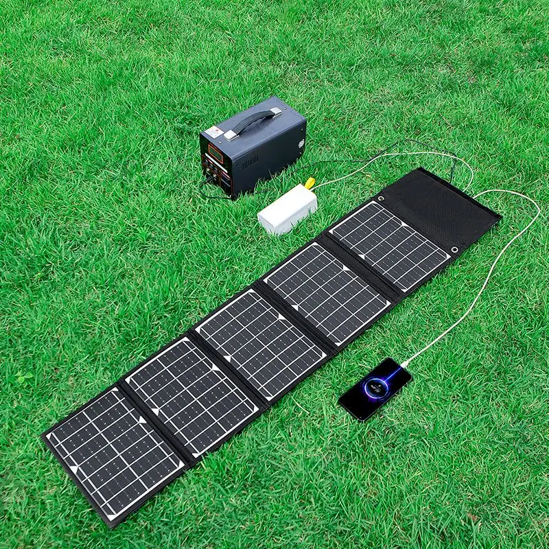 

solar folding power generation panel, monocrystalline silicon portable photovoltaic panel, folding bag outdoor mobile power