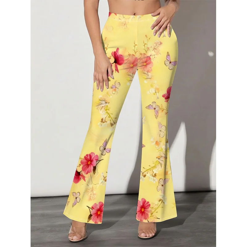 2026 Floral pattern print, suitable for 7-16 year old teenagers' casual wear