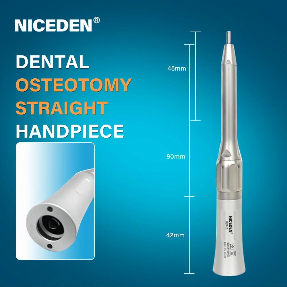 FX Series Micro Surgery Handpieces den tal Straight Nose 20 Angle Handpiece Clinical Accessories Non-Optic