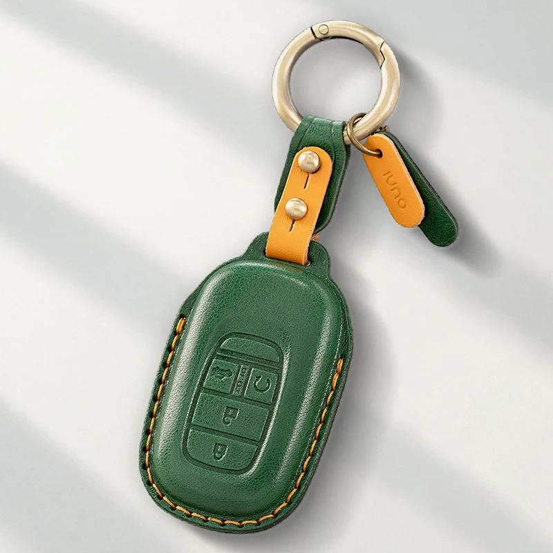 

Genuine Leather Protector for Honda Civic Accord CR-V HR-V Pilot Key Case Cover Fob