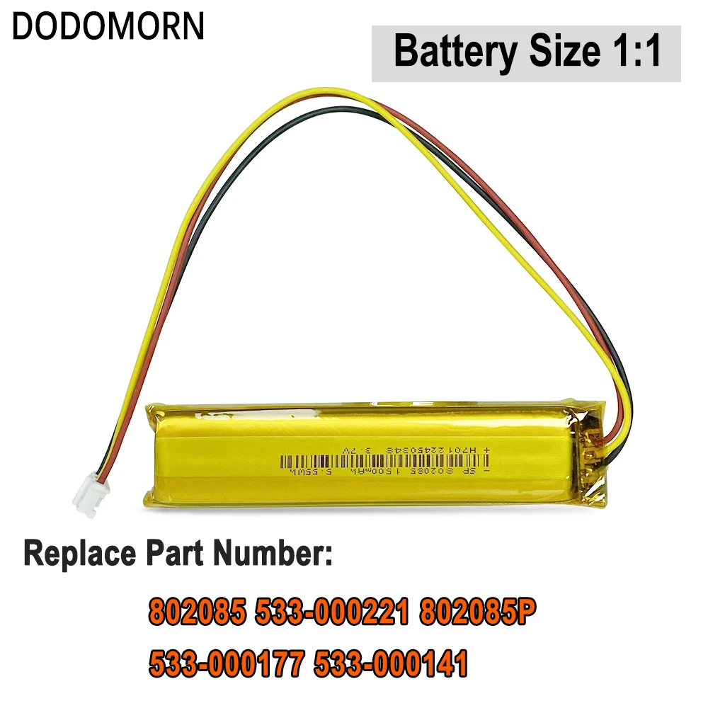 High Quality 802085 Battery For Logitech K800 MX Keys YR0073 802085P 533-000221 Wireless Keyboard