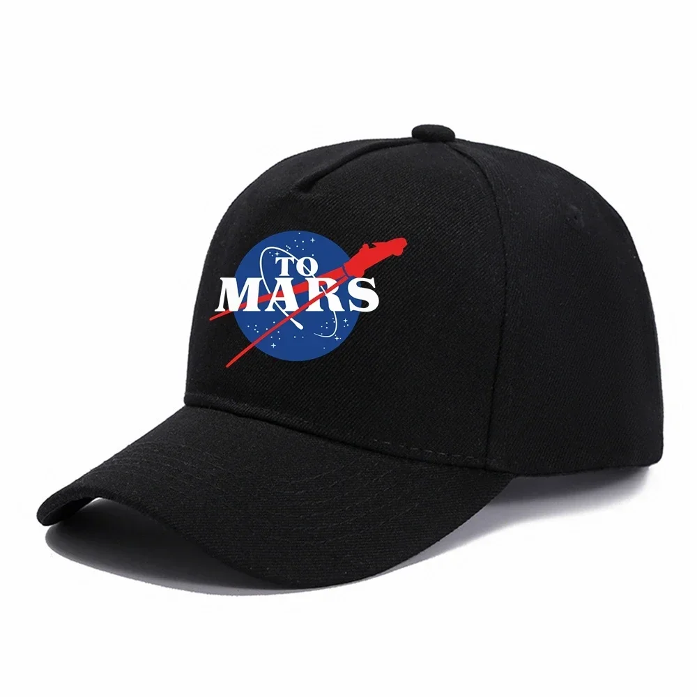 Mars SpaceX Baseball Cap Space X Logo Hip Hop Boy Hats Sun Caps Adjustable Breathable Nasas Outdoor Travel Kids Hats