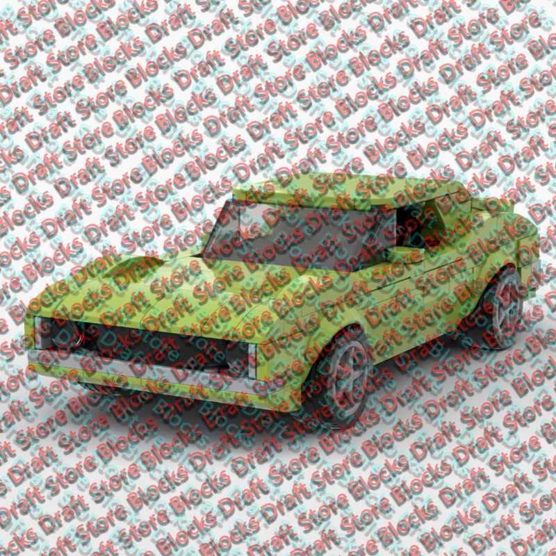 Speed Racing Car Model MOC Building Bricks American Muscle Car Modular Technology Assemble Toys Suit Holiday Gift Display QWERT