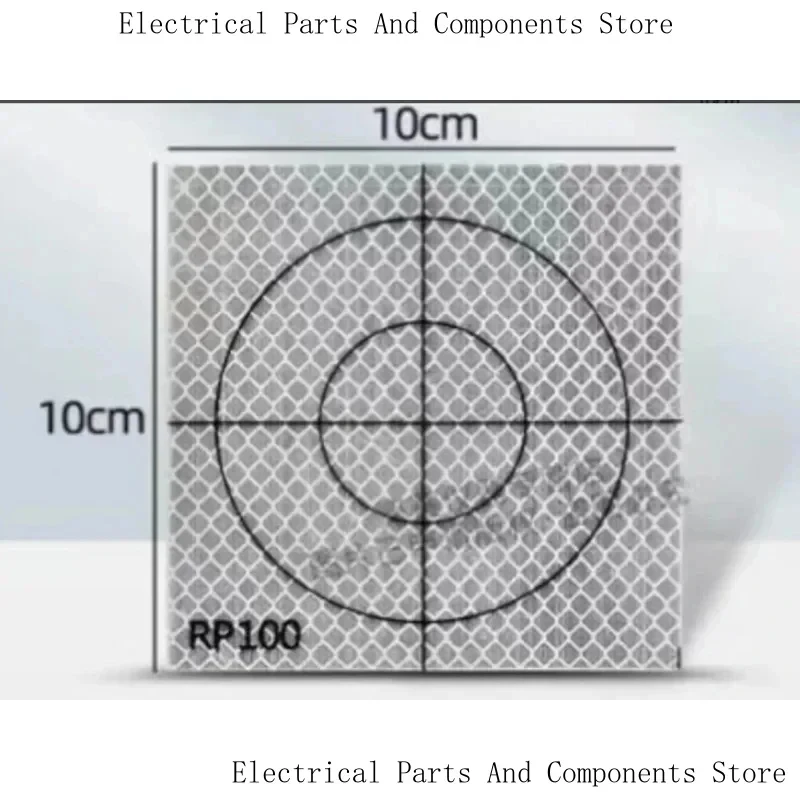 10Cm White Reflector Total Station Survey Sheet Reflective Tape Sticker * Mm